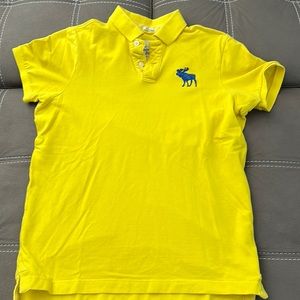Abercrombie & Fitch Men’s Yellow Polo Shirt Size XL